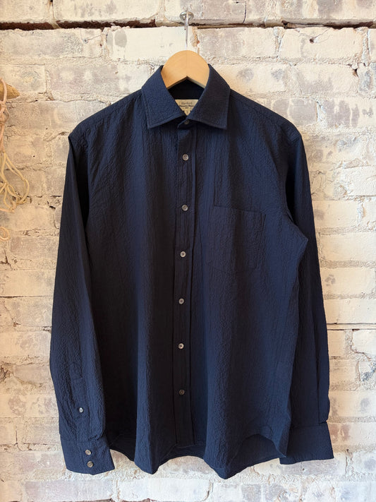 Paul Woven Shirt - Navy - DUNE + SALT