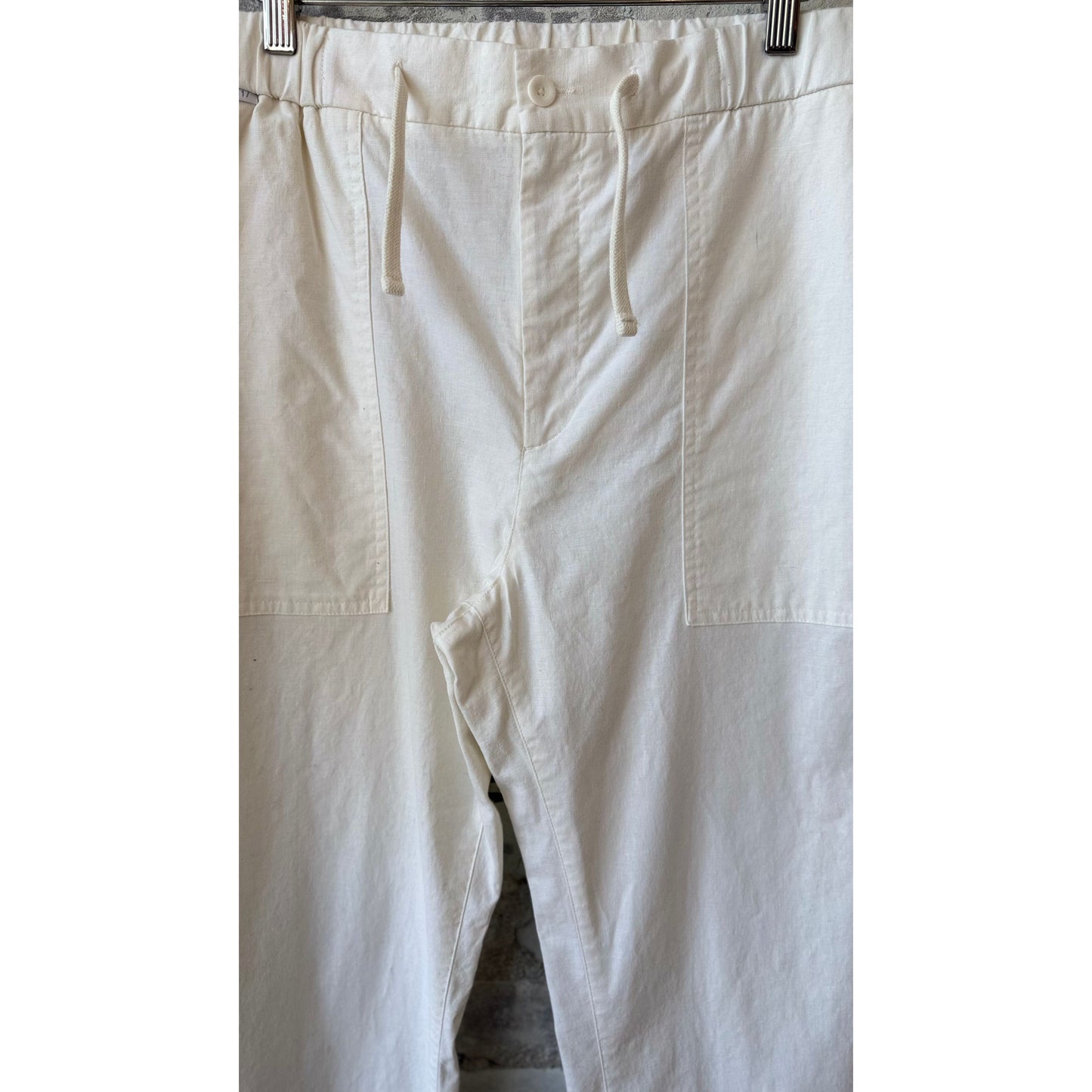 Lico Workwear Pant - White - DUNE + SALT