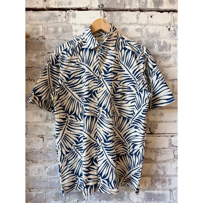 Hartford Men's Pedro MC Woven Shirt - Blue Dark Gray