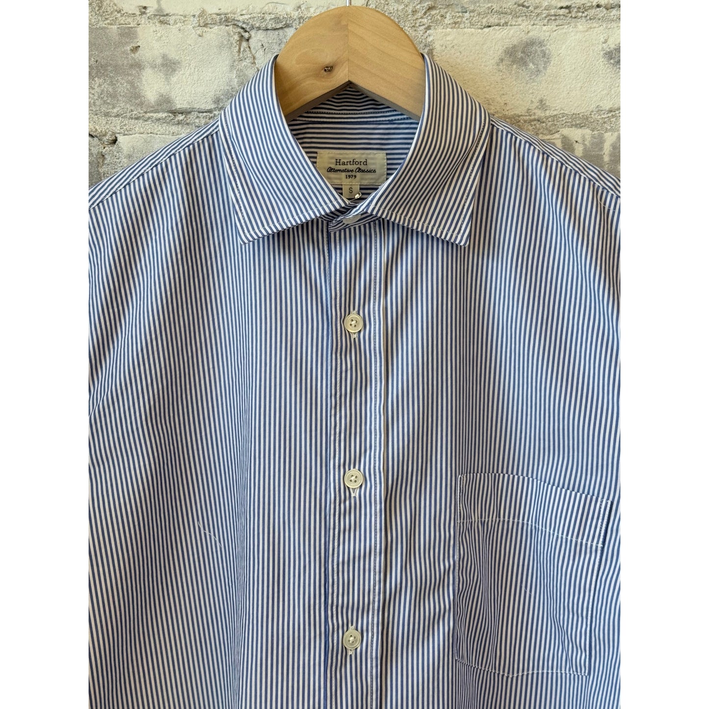 Paul Woven Shirt - Blue/White - DUNE + SALT
