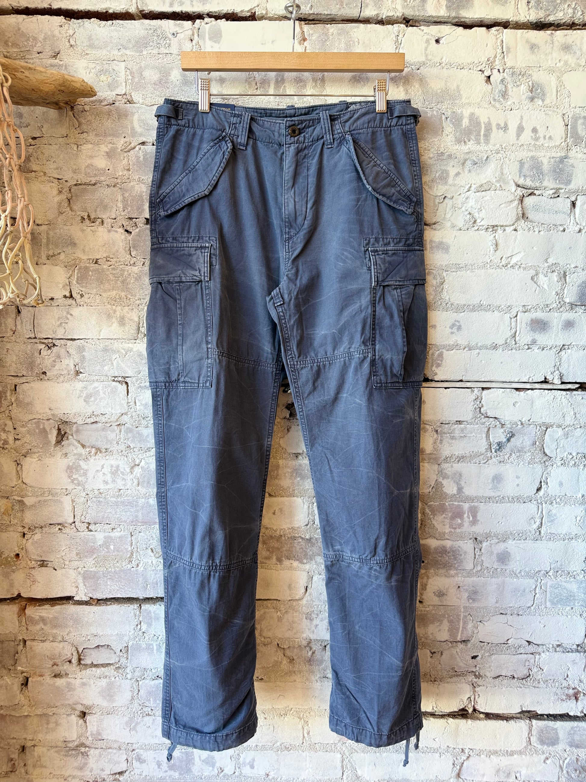 Classic Fit Canvas Cargo Pant - Classic Royal GD - DUNE + SALT