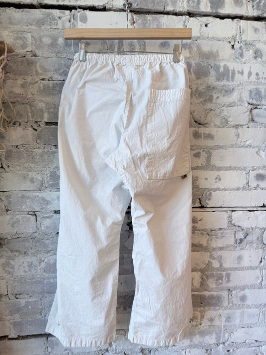FreeCity HOMESTUD OUTOFSIGHT POPLINAIR FLAPSNAP KITE PANT - White Plant Gray