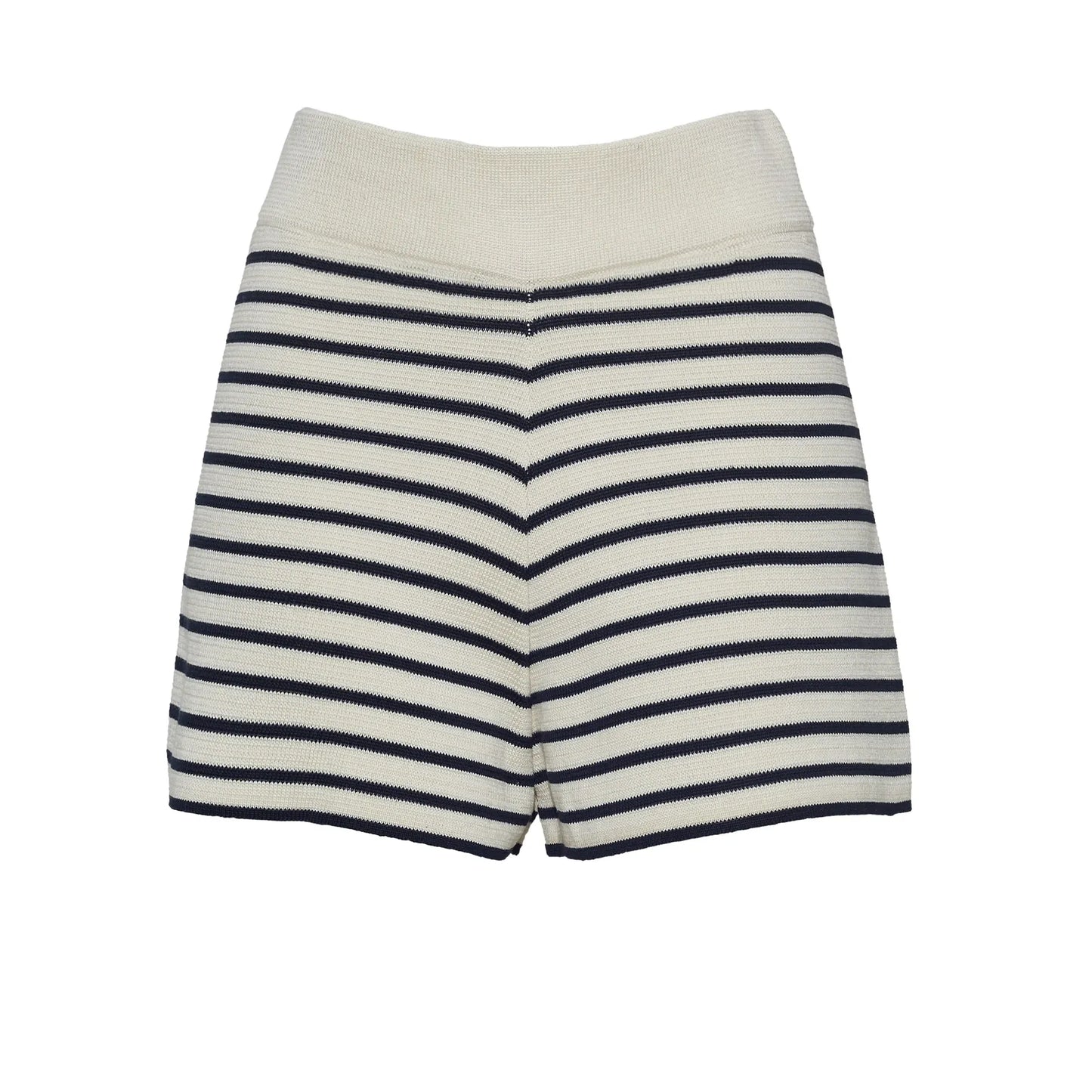 Lea Stripe Short - Ivory/Navy - DUNE + SALT