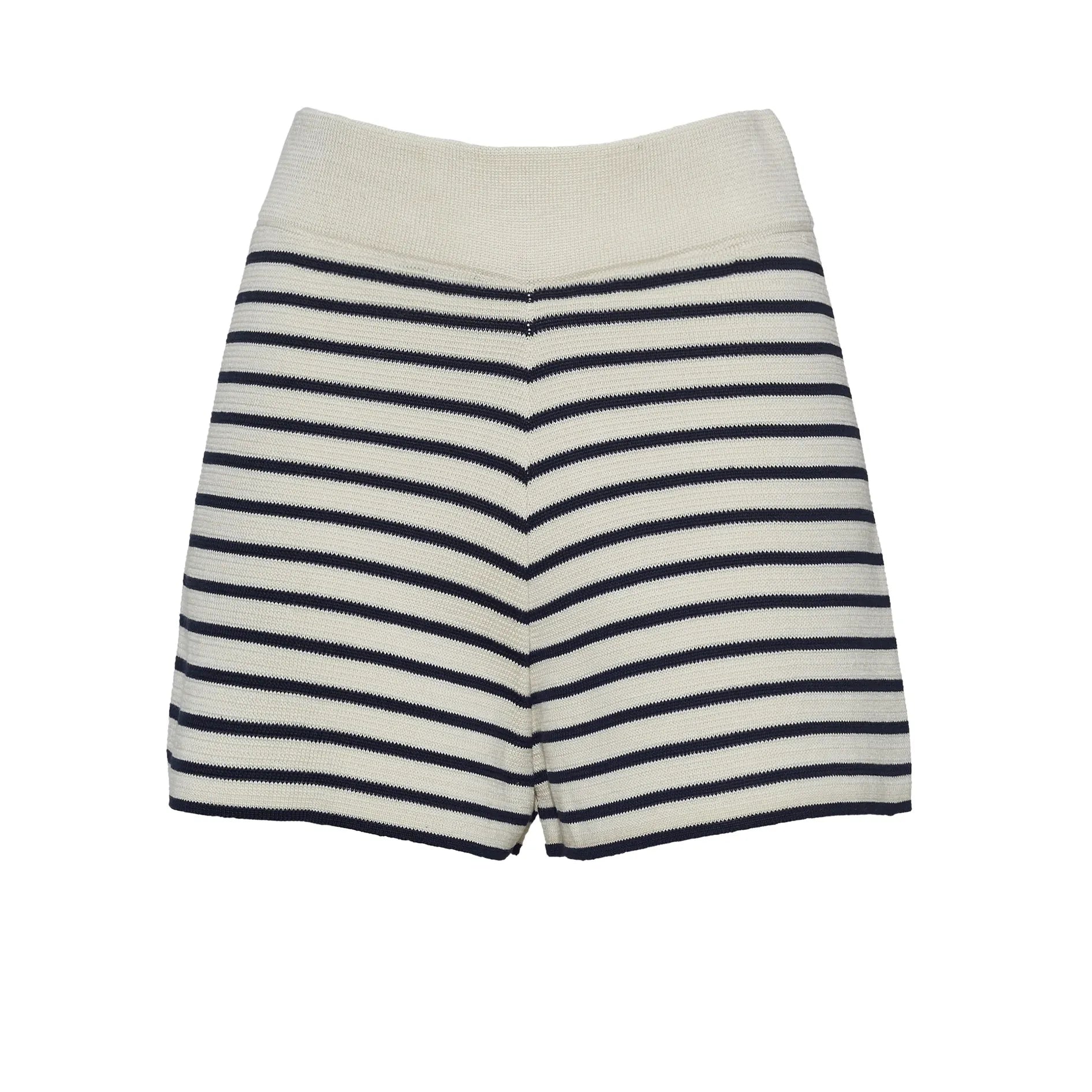 Lea Stripe Short - Ivory/Navy - DUNE + SALT