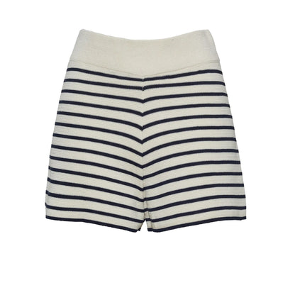 Lea Stripe Short - Ivory/Navy - DUNE + SALT