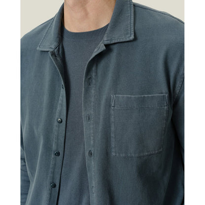 Caza Knit Shirt - Lake - DUNE + SALT