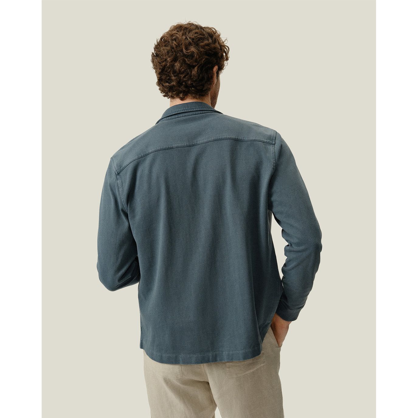 Caza Knit Shirt - Lake - DUNE + SALT