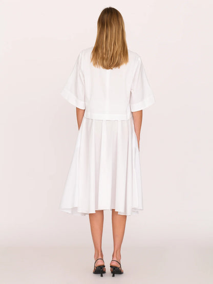 Secular Violet Top - White Misty Rose
