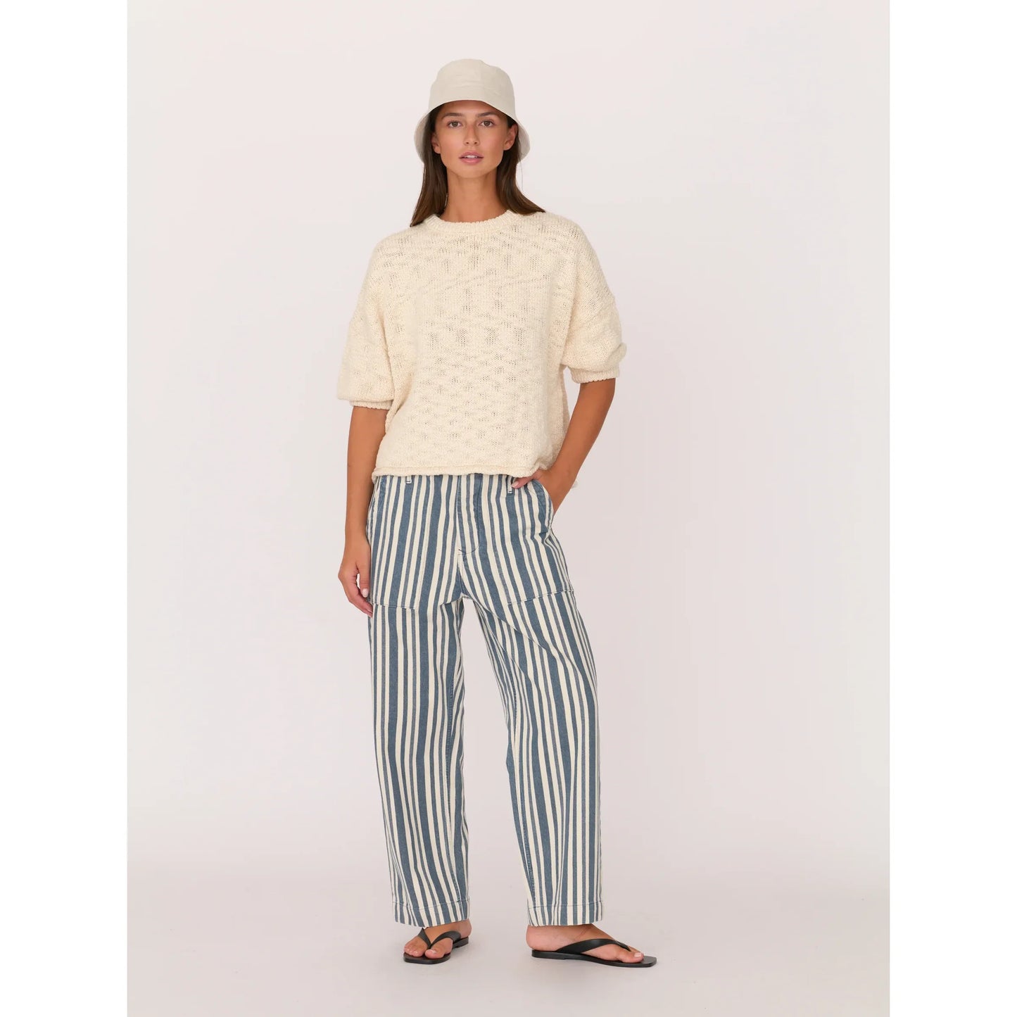 3/4 Sleeve Sweater - Ivory - DUNE + SALT