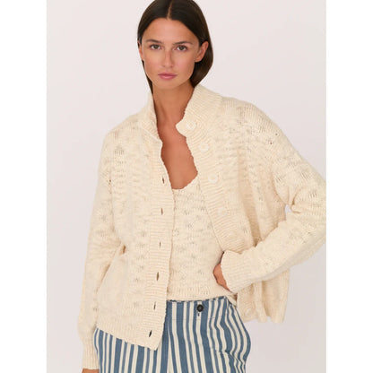 The Cardigan Sweater - Ivory - DUNE + SALT