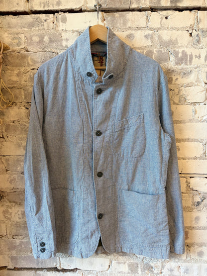 Tropical Trap Blazer - Blue/White Houndstooth - DUNE + SALT