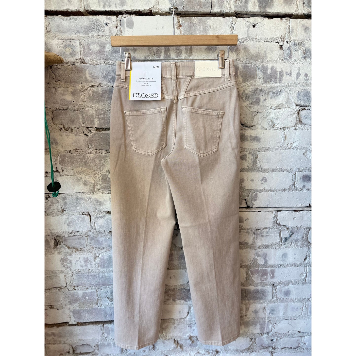 Mira-X Comfort Stretch Straight Jean - Clay Beige - DUNE + SALT