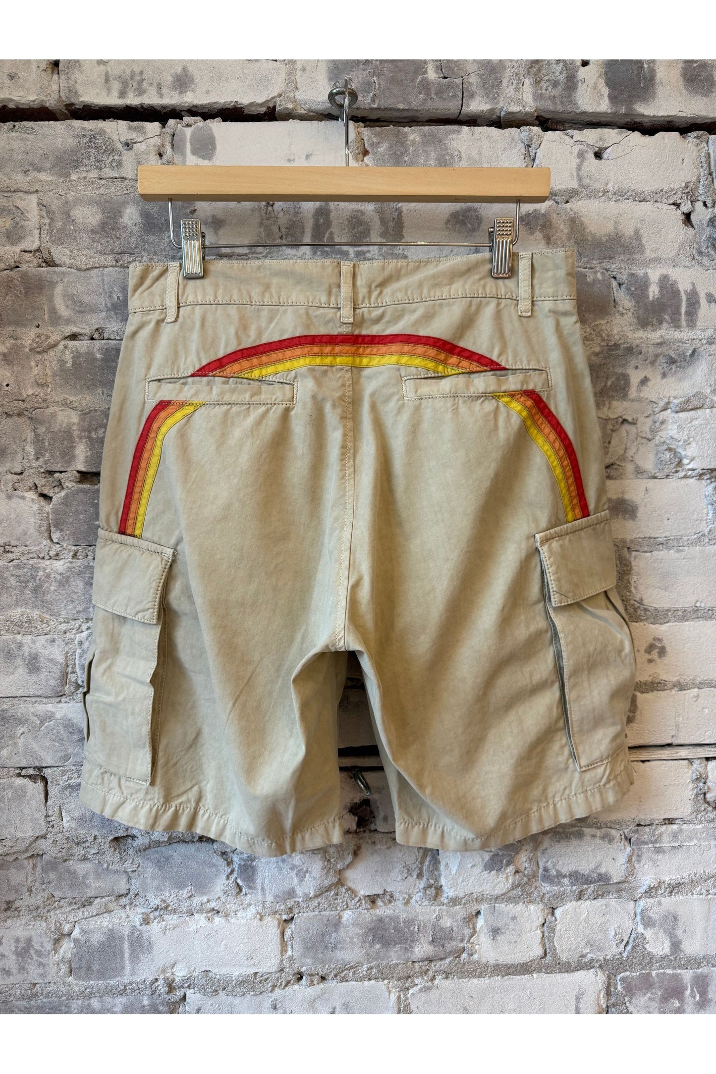 Rainbow Garment-Dyed Cargo Short - Sand - DUNE + SALT