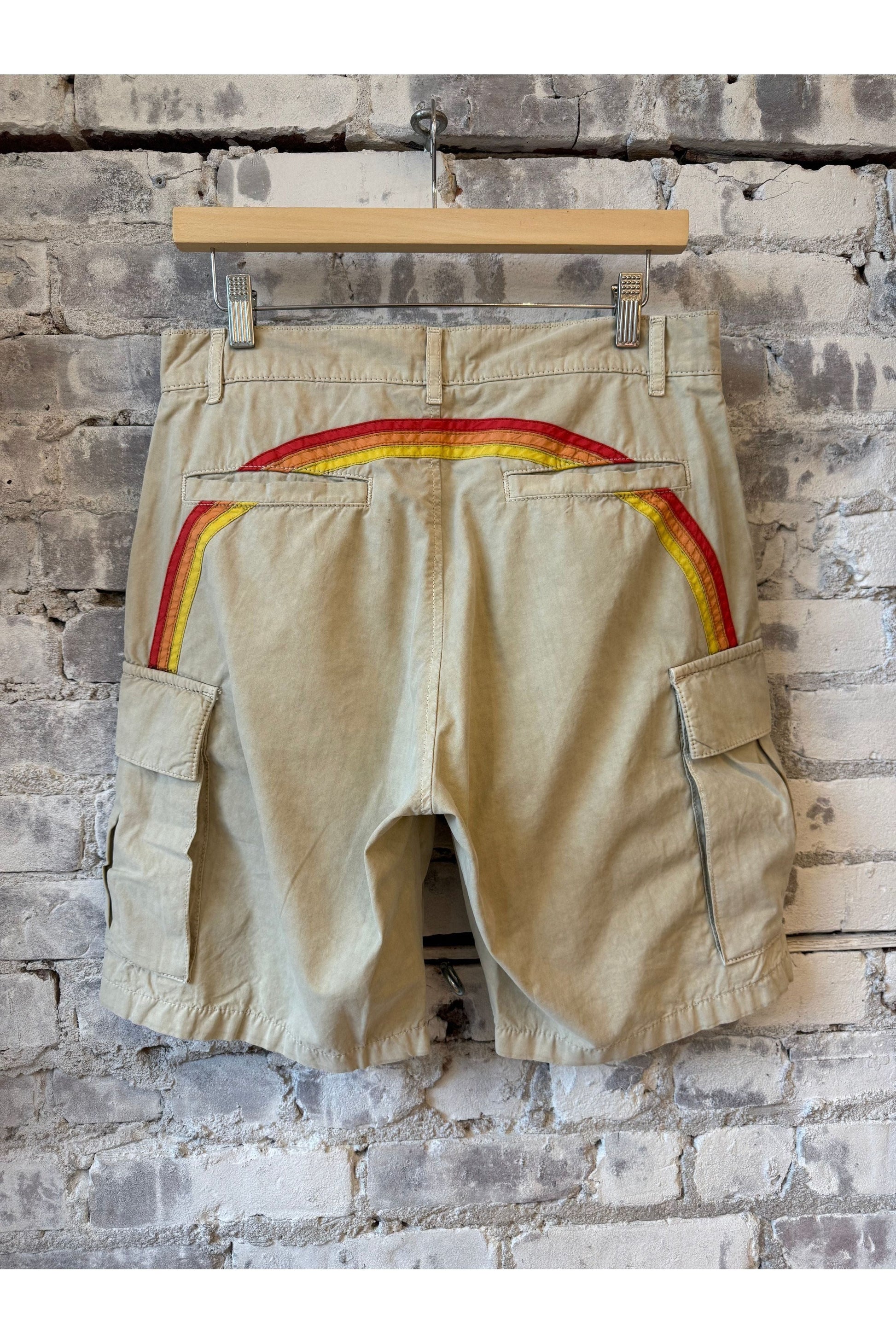 Rainbow Garment-Dyed Cargo Short - Sand - DUNE + SALT