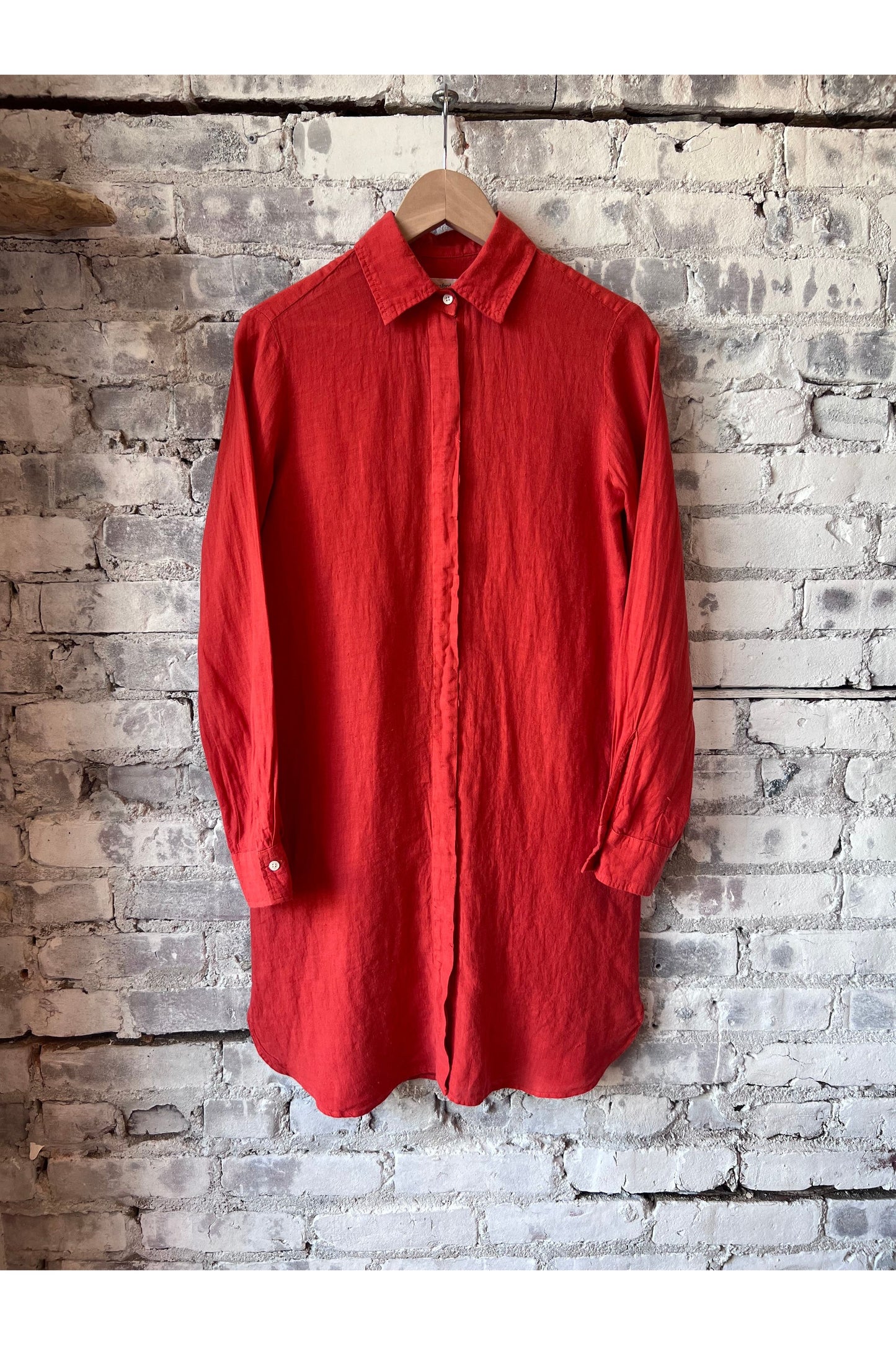 Rea Linen Dress - Poppy - DUNE + SALT