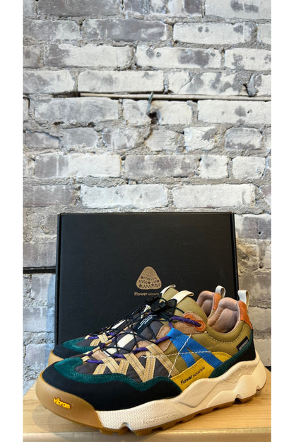 Iwano 2 Uni Sneaker - Brown/Yellow/Natural - DUNE + SALT