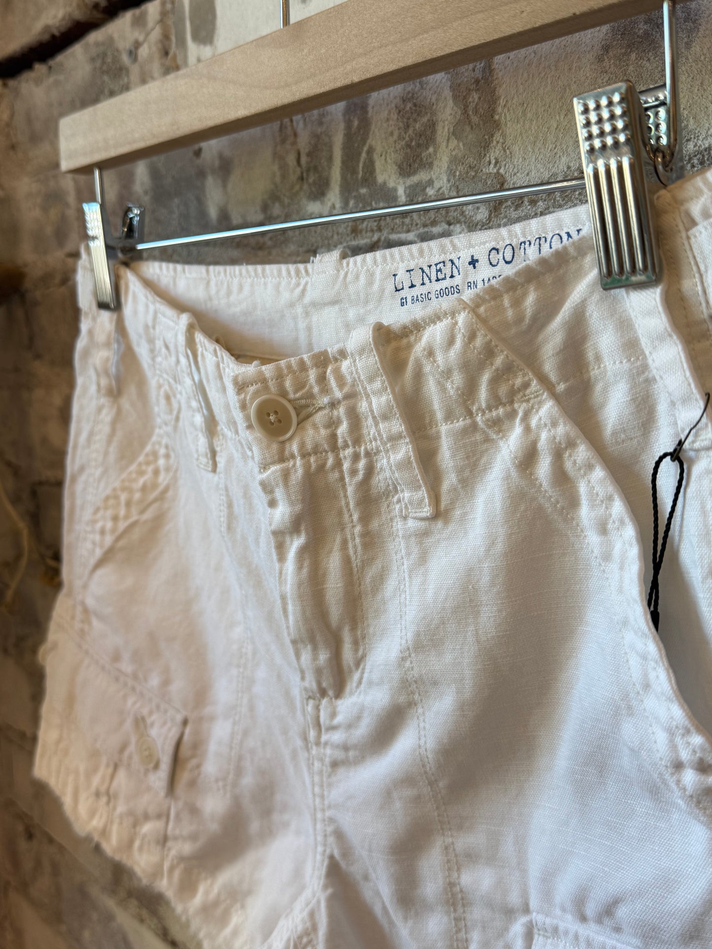 G1 Women's Drill Shorts - White Gray