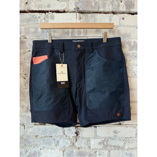 7Incher Field Shorts - Faded Navy/Navy - DUNE + SALT