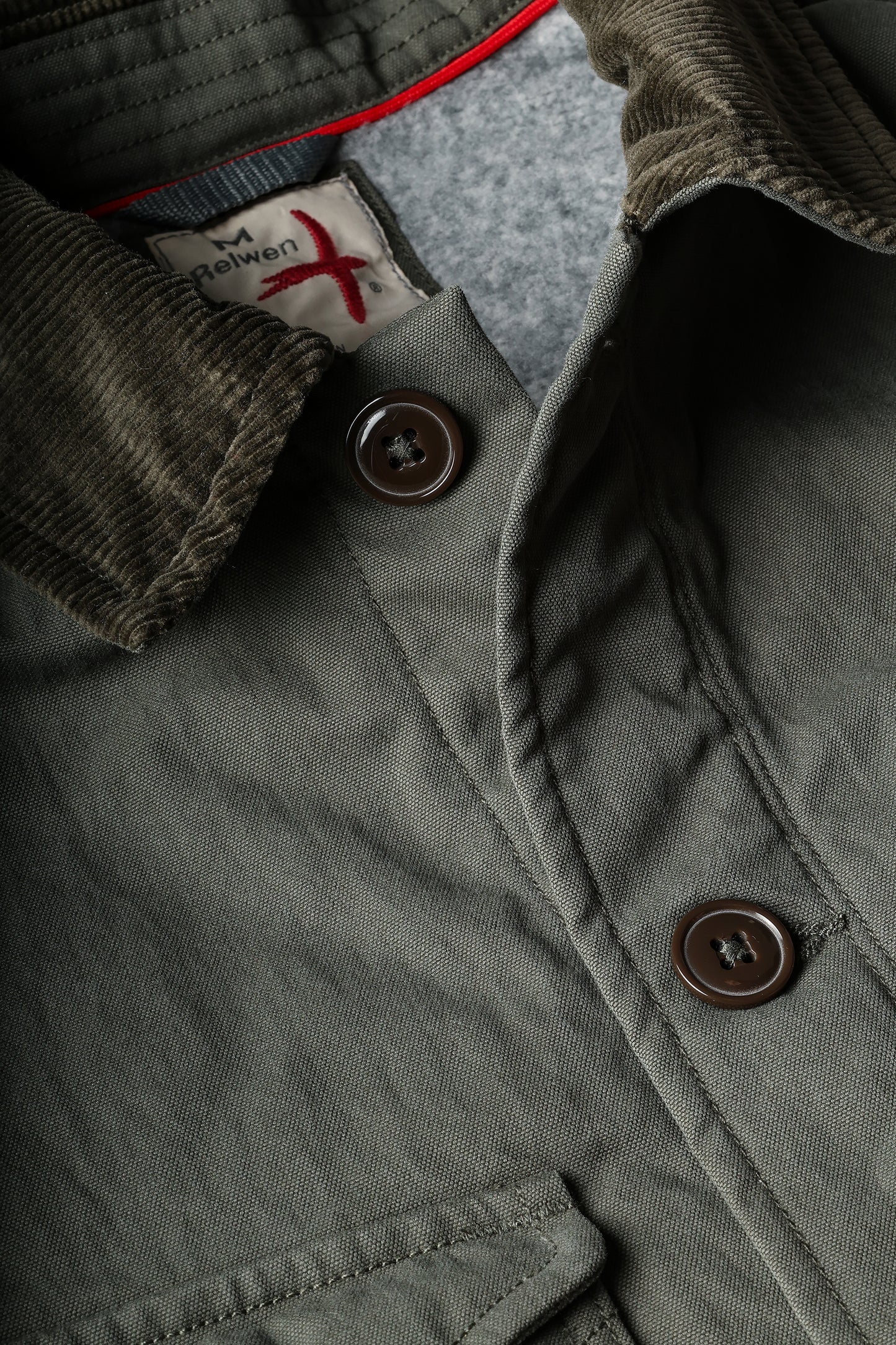 Piled-Lined Chore Coat - Forest Canvas - DUNE + SALT