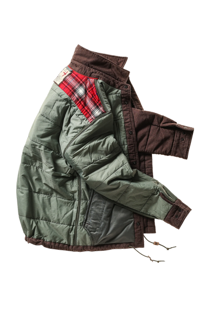 Moleskin Snap CPO - Dark Brown - DUNE + SALT