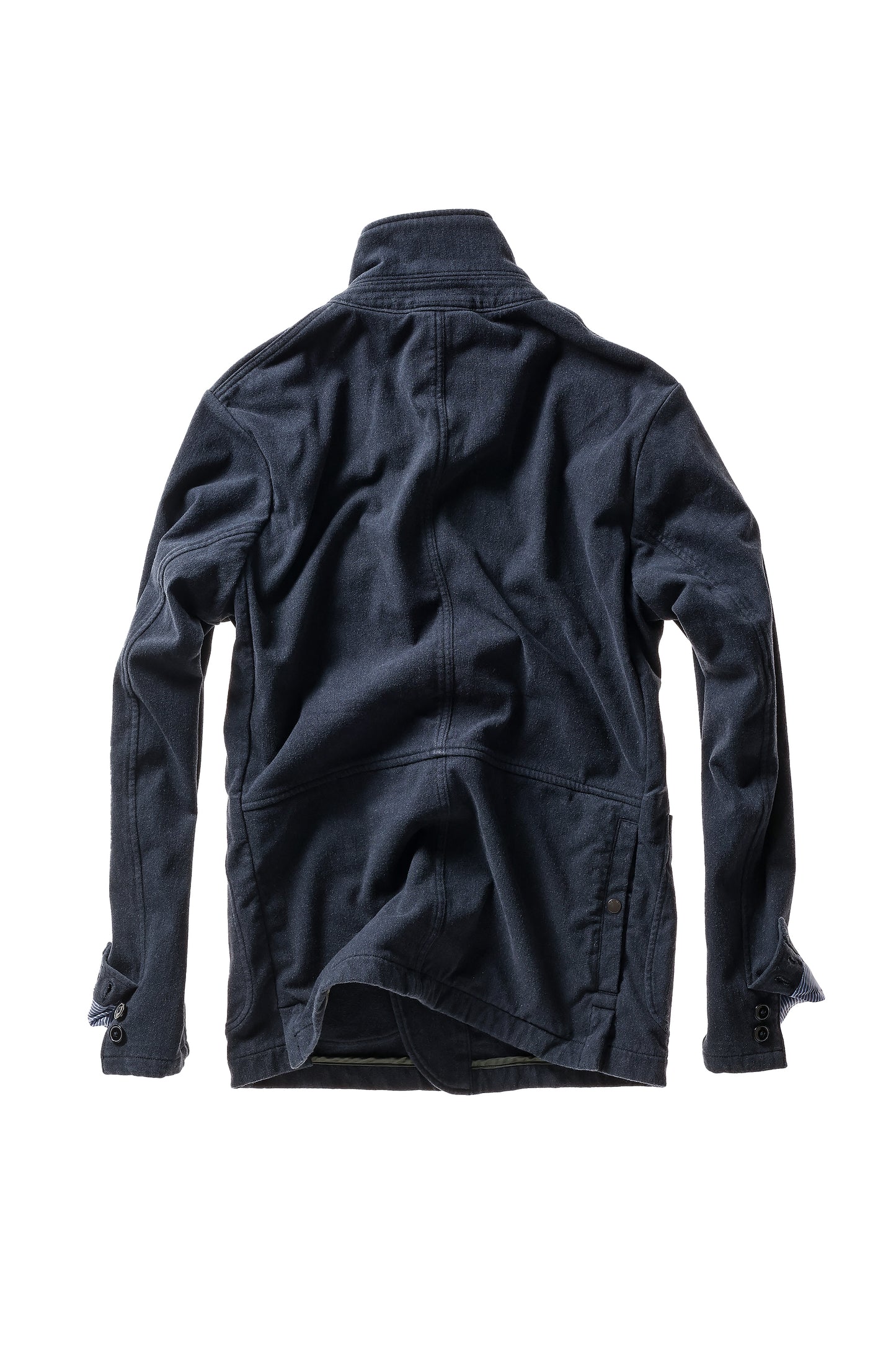 Moleskin Trap Blazer - Dark Navy