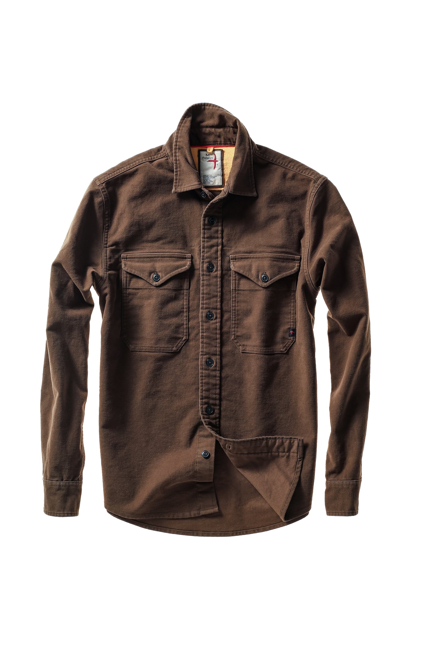 Utility Workshirt - Coffee Moleskin - DUNE + SALT