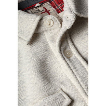 Pique Fleece Workshirt - Chalk Heather - DUNE + SALT