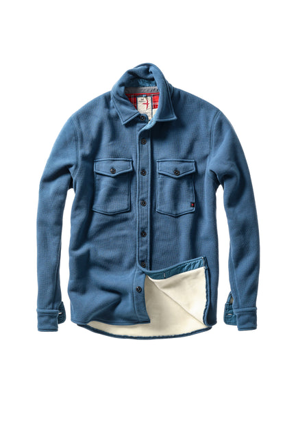 Pique Fleece Workshirt - Dark Marine