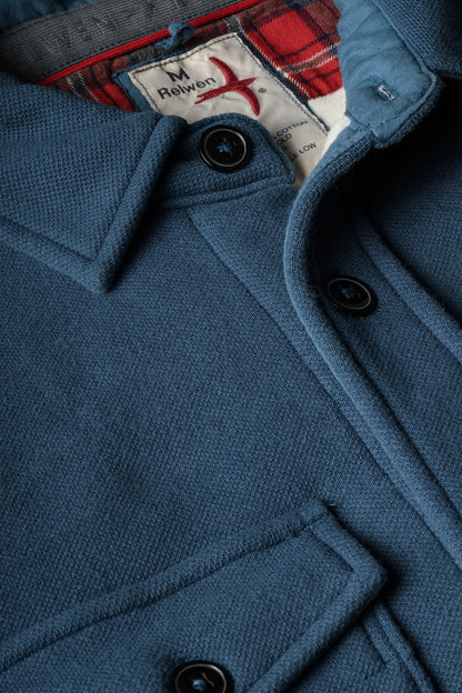 Pique Fleece Workshirt - Dark Marine