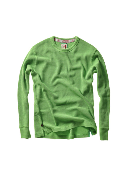 Bi-Waffle Crew - Lawn Green - DUNE + SALT