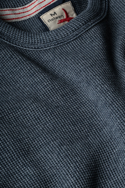 Bi-Waffle Crew - Navy - DUNE + SALT