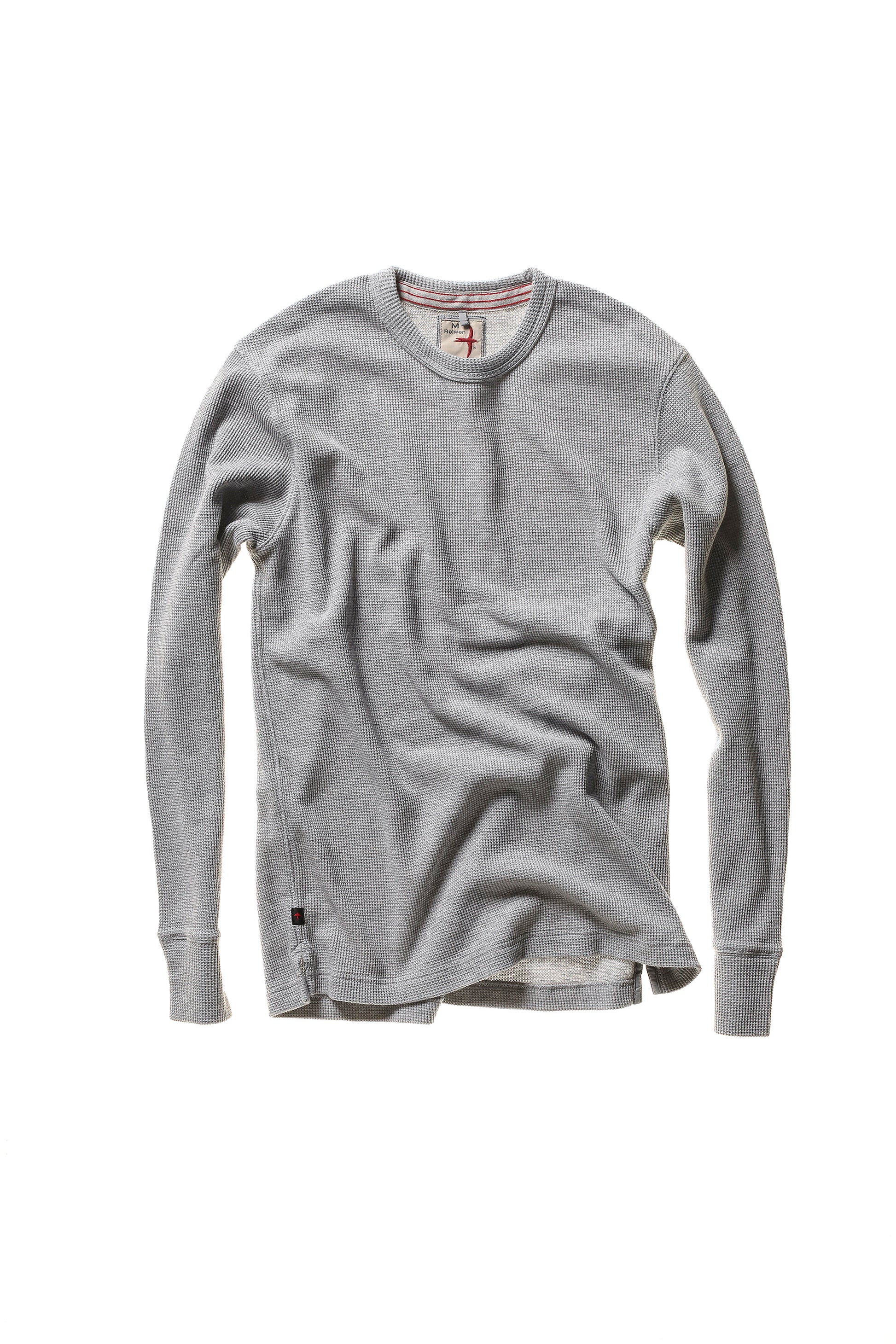 Bi-Waffle Crew - Pale Grey - DUNE + SALT