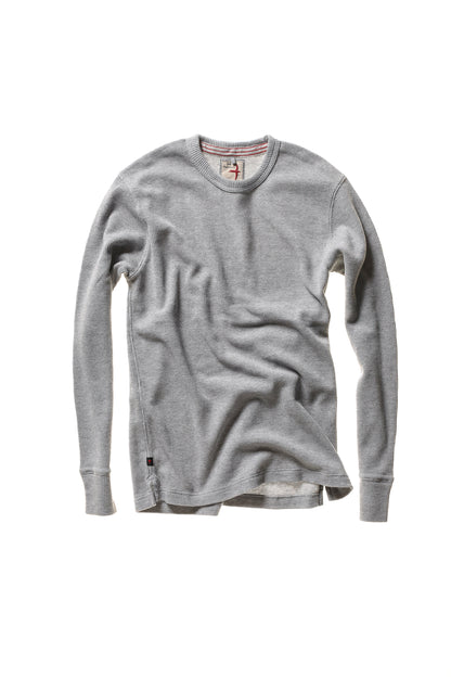 Bi-Waffle Crew - Pale Grey - DUNE + SALT