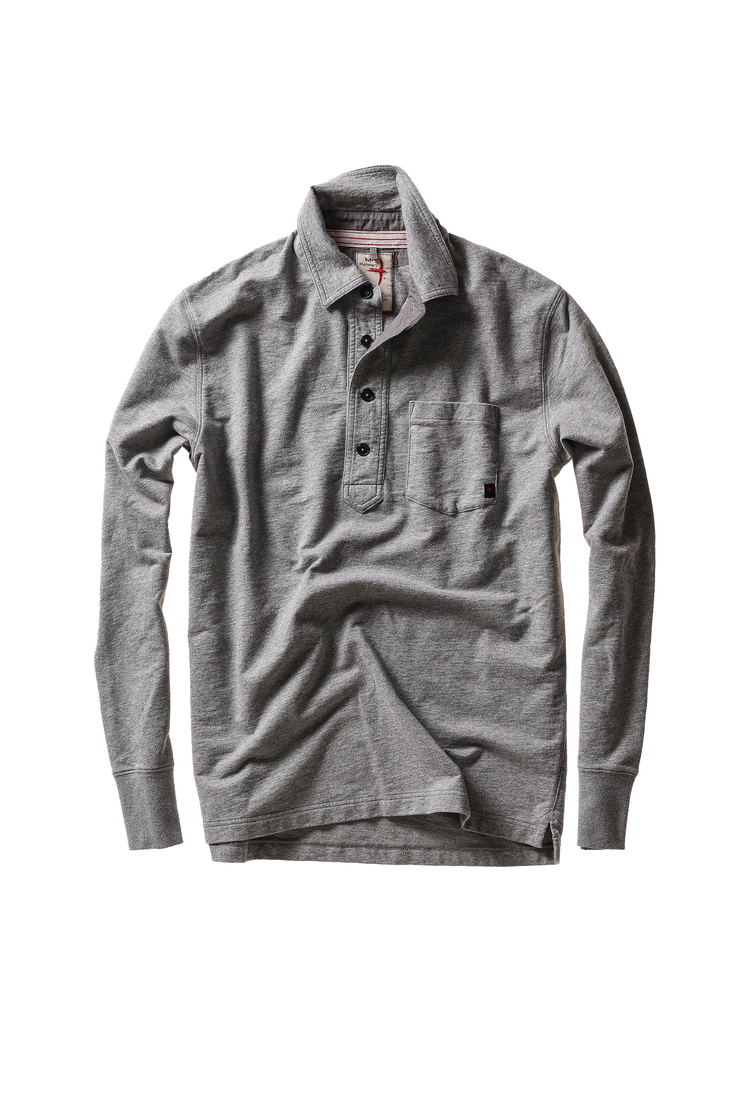 Mariner Polo - Grey Heather - DUNE + SALT