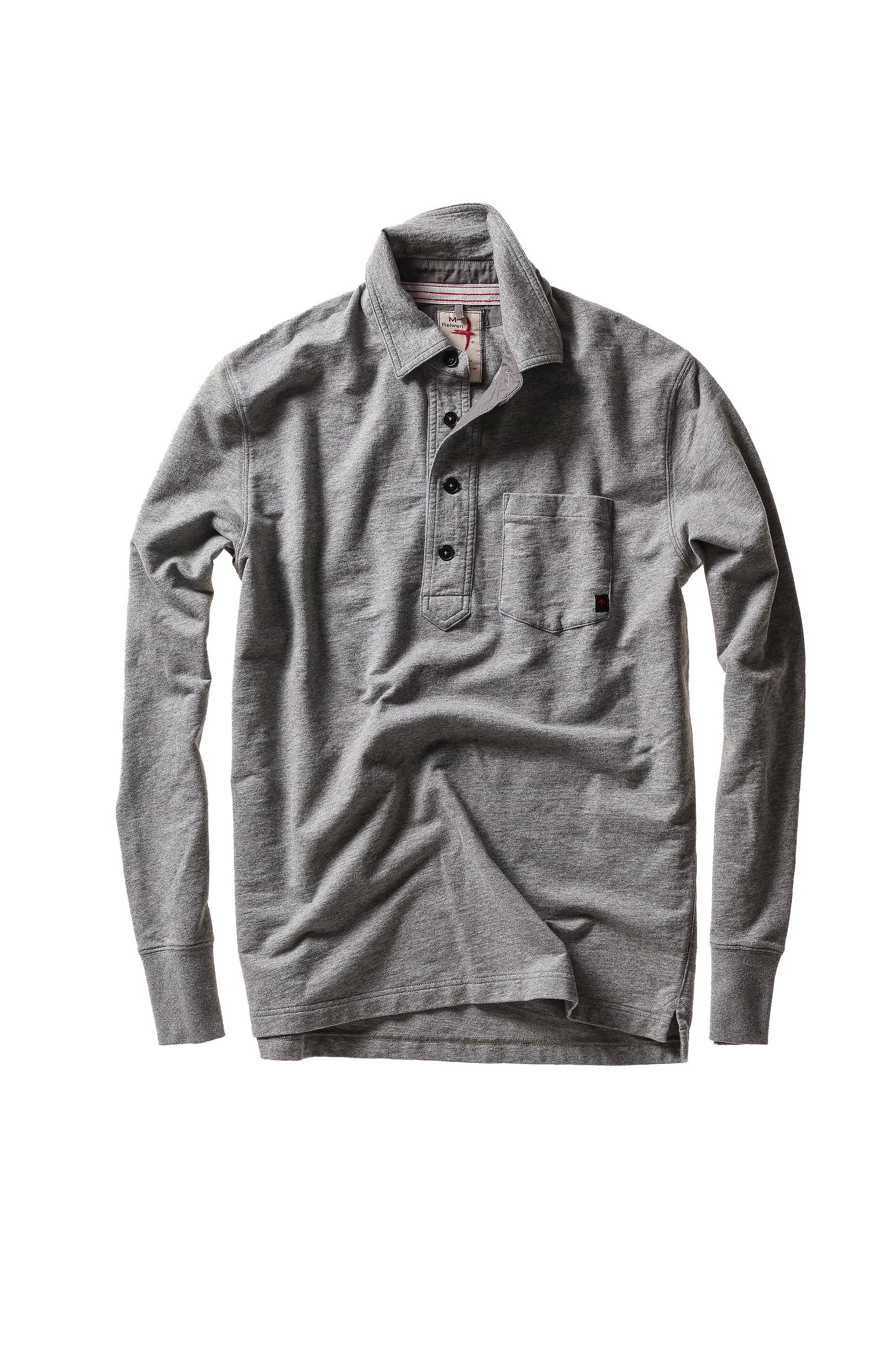 Mariner Polo - Grey Heather - DUNE + SALT