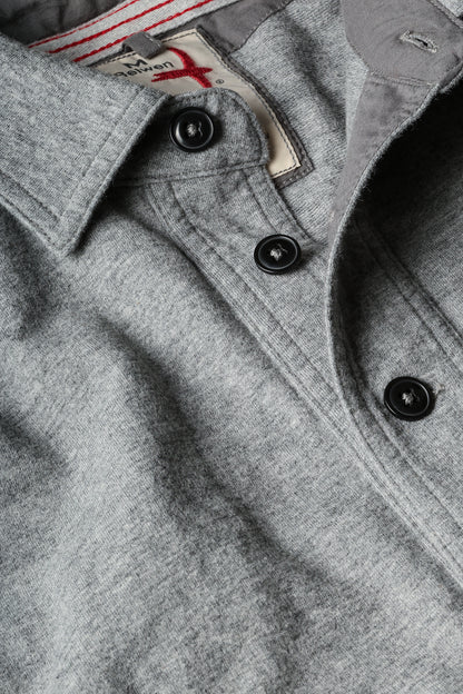 Mariner Polo - Grey Heather - DUNE + SALT