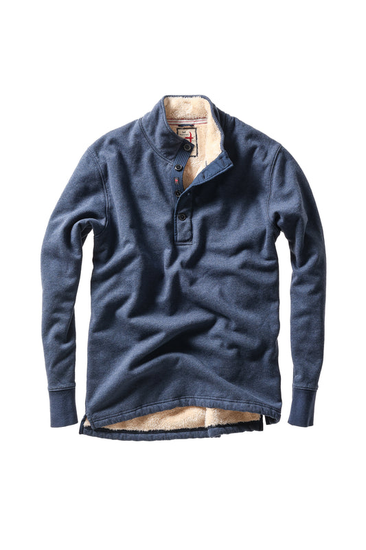 Superfleece Mock - Navy Heather