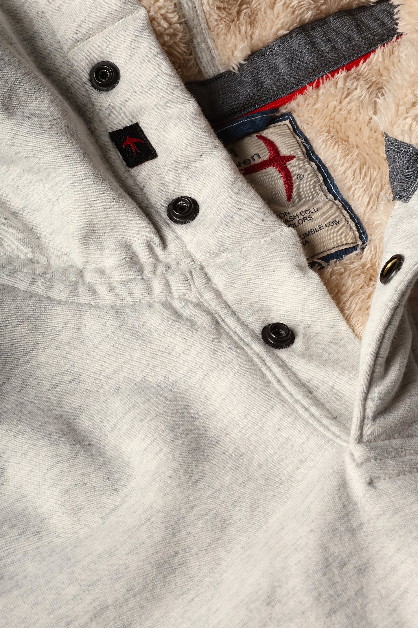 Superfleece Hoodie - Chalk Heather