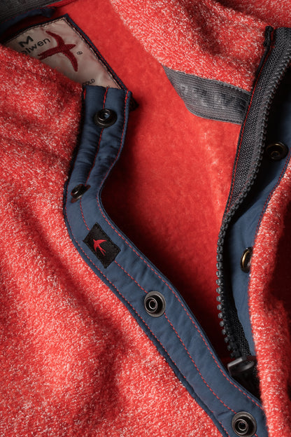 Terry Snap-Zip Mock - Paprika - DUNE + SALT