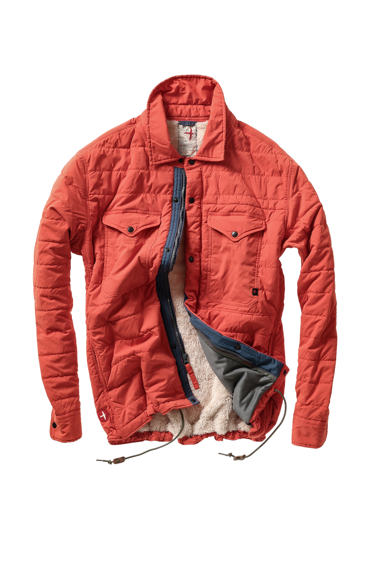 Relwen Qltd Superfleece Jacket - Dark Orange Black