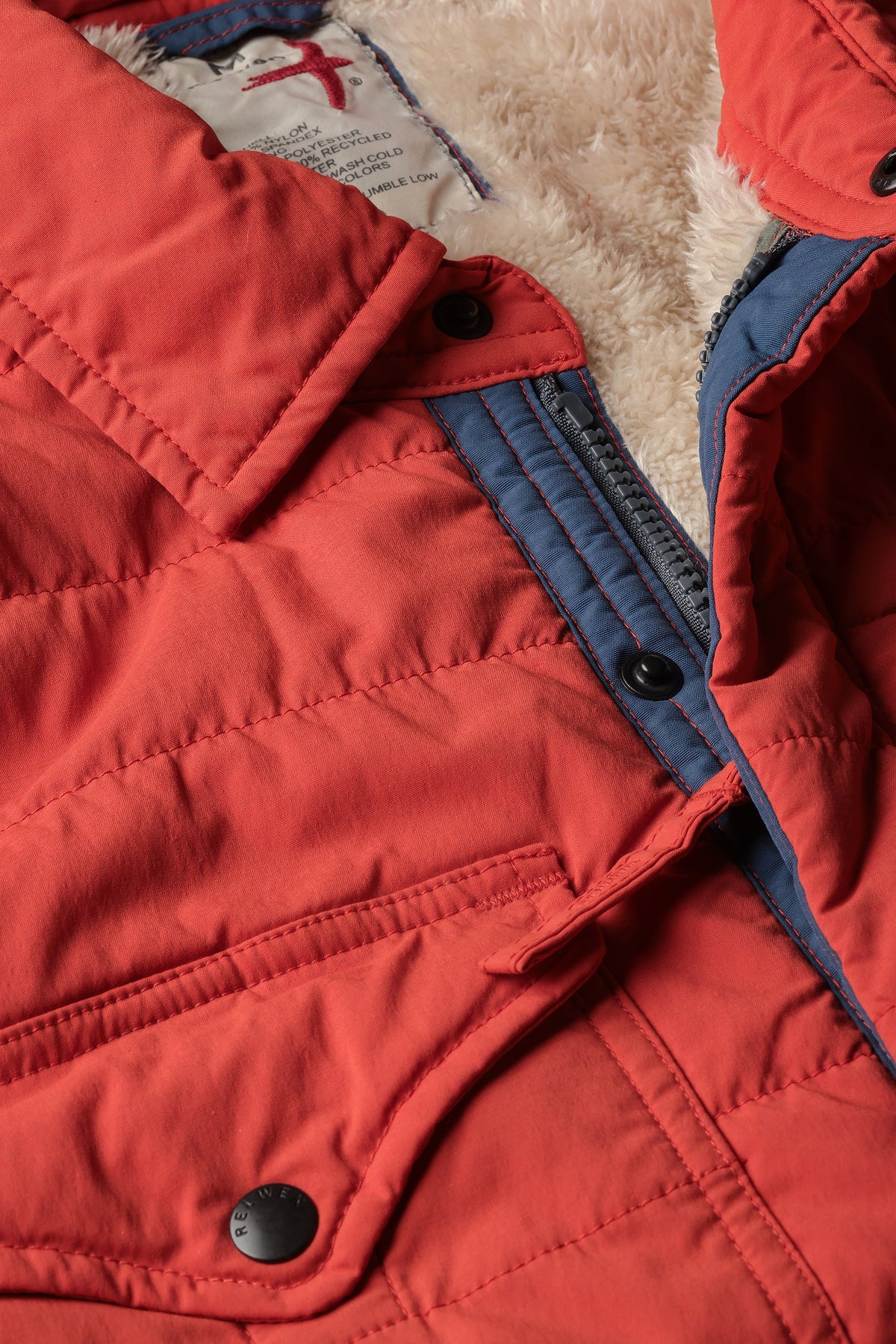 Relwen Qltd Superfleece Jacket - Dark Orange Maroon