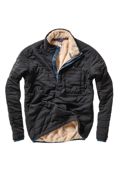 Relwen Qltd Superfleece Popover - Black Fade Black