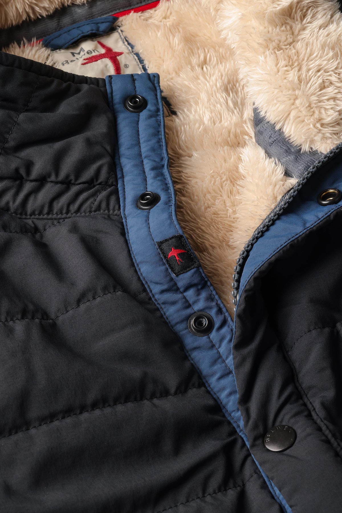 Relwen Qltd Superfleece Popover - Black Fade Dark Slate Gray
