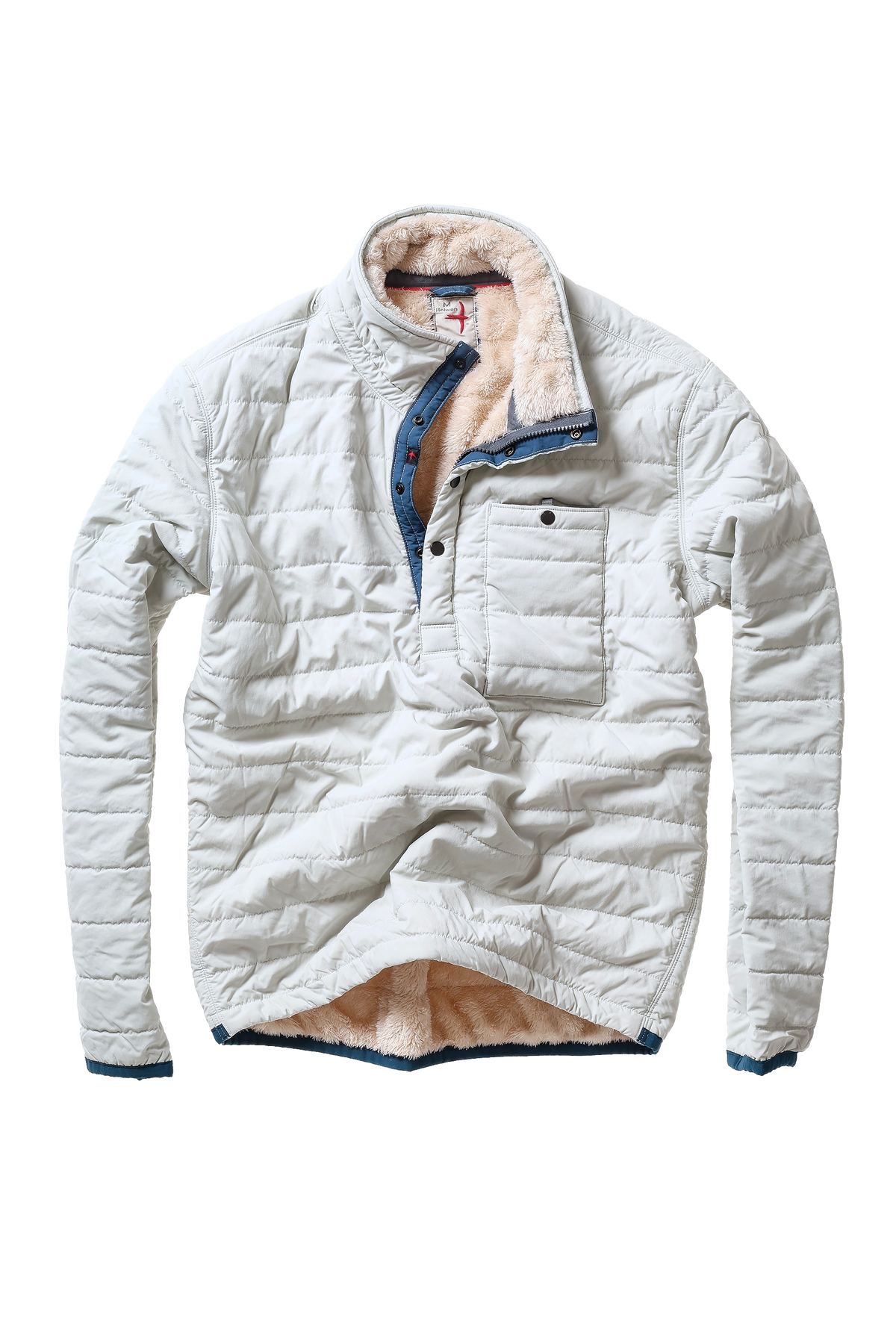 Relwen Qltd Superfleece Popover - Chalk Black