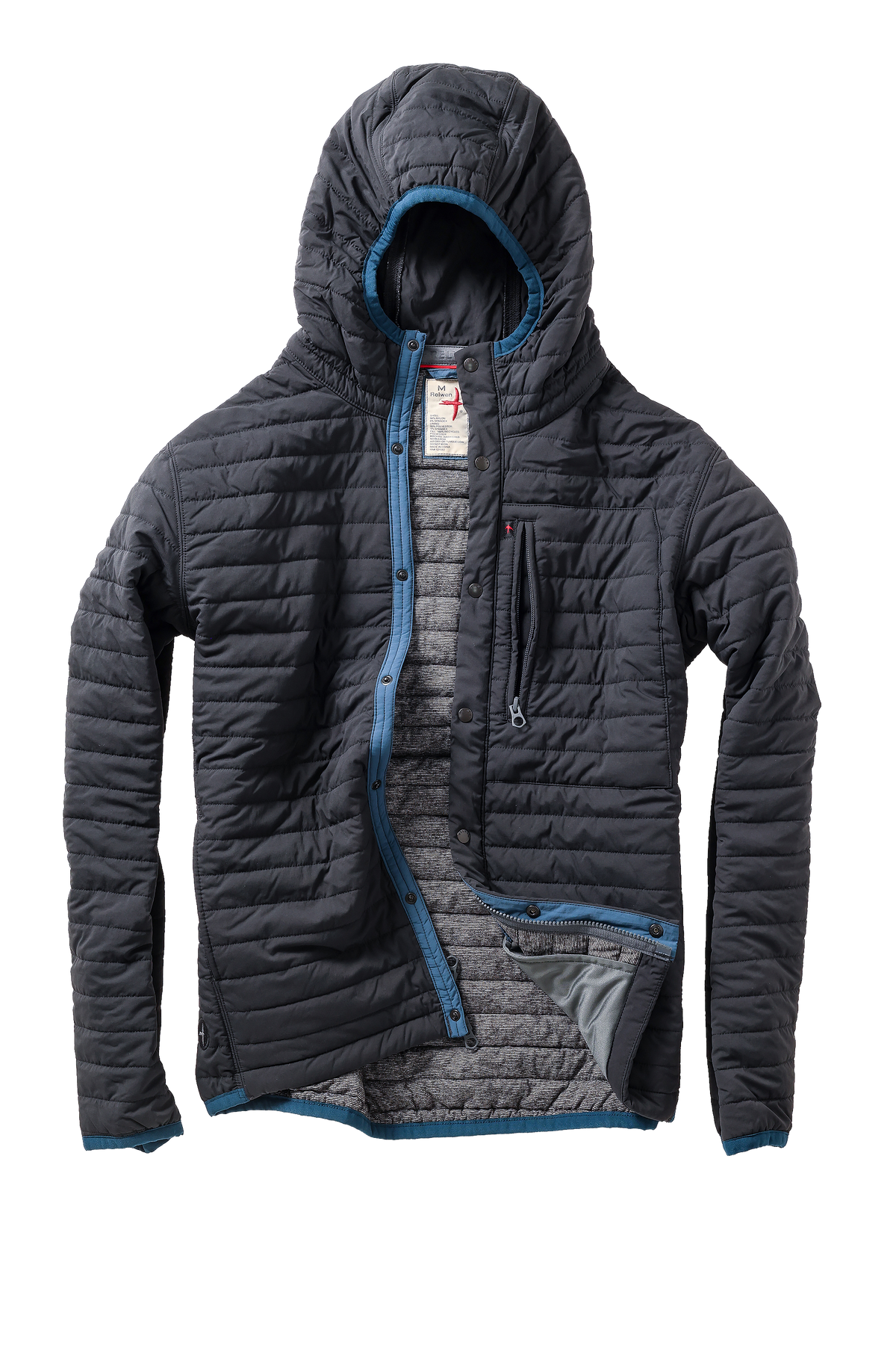 Relwen Windzip Hood - Black Fade Black