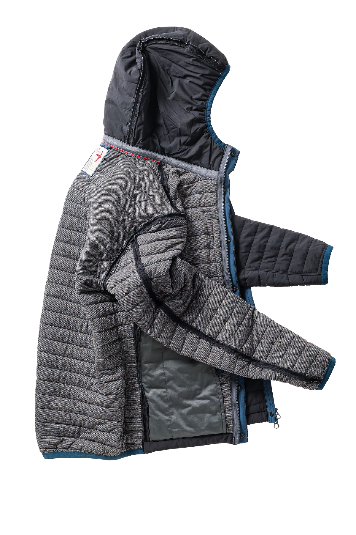 Relwen Windzip Hood - Black Fade Black