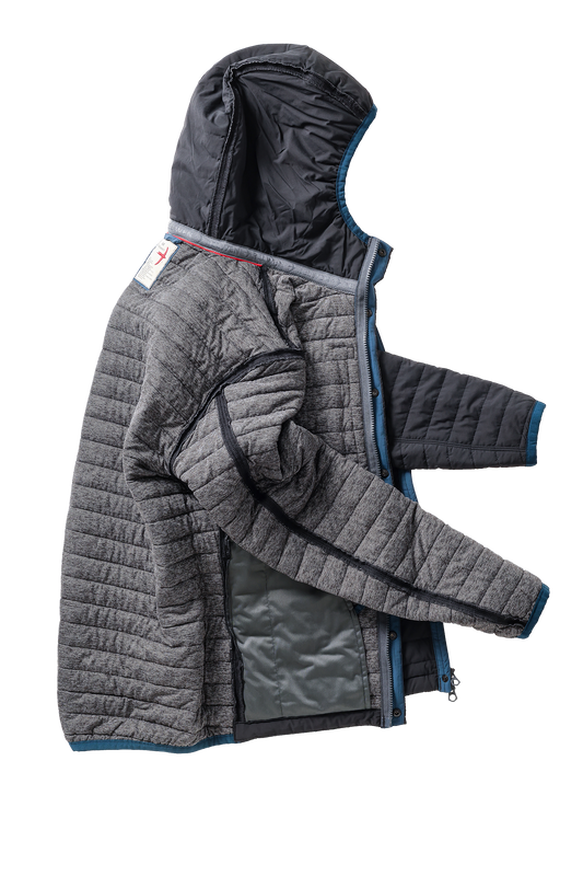 Relwen Windzip Hood - Black Fade Black