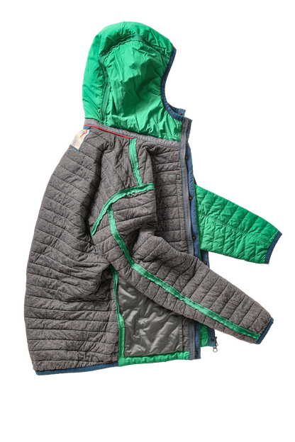 Relwen Windzip Hood - Kelly Green Black