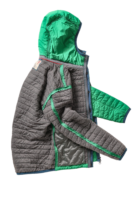 Relwen Windzip Hood - Kelly Green Black