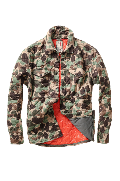 Relwen Qltd Flannel Shirtjacket - Duck Camo Black